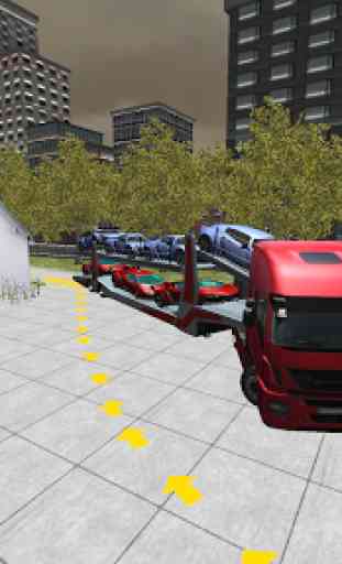 Voiture Transport Camion 3D 3