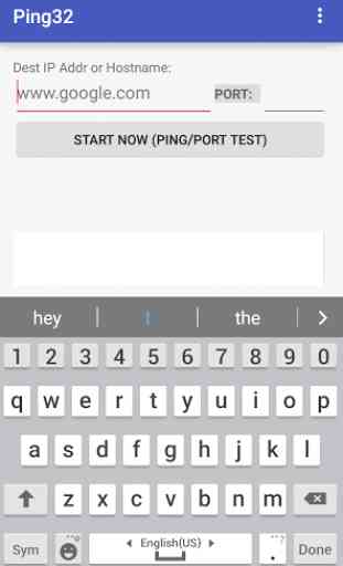 Ping32 ICMP Firewall Port Test 2