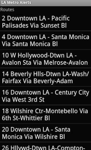 LA Metro Alerts 2
