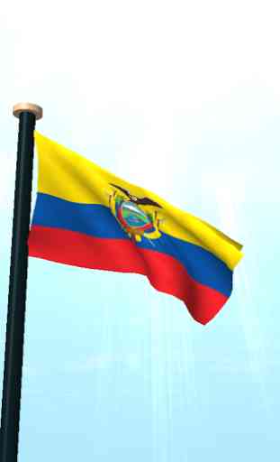 Ecuador Drapeau 3D Gratuit 2