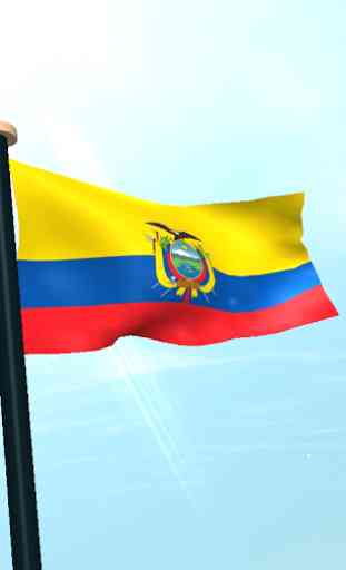 Ecuador Drapeau 3D Gratuit 4