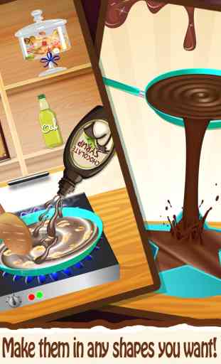 Chocolatier - Crazy Gâteau aux Bonbons chef Jeux de cuisine pour les enfants 3