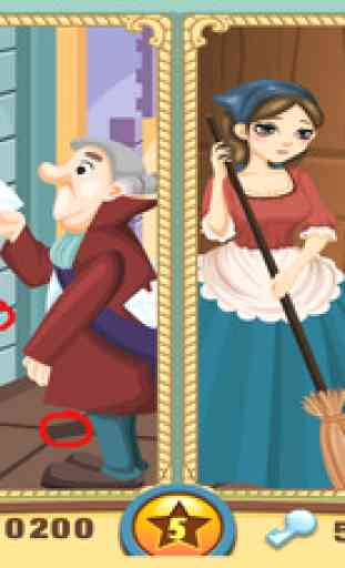 Cinderella Find the Differences - Conte de fées jeu de puzzle pour les enfants qui aiment la princesse Cendrillon 4