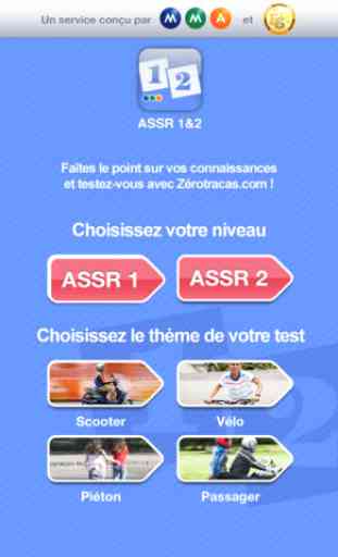 Code de la route : Attestation Scolaire de Sécurité Routière (ASSR 1&2) - version iPad 1