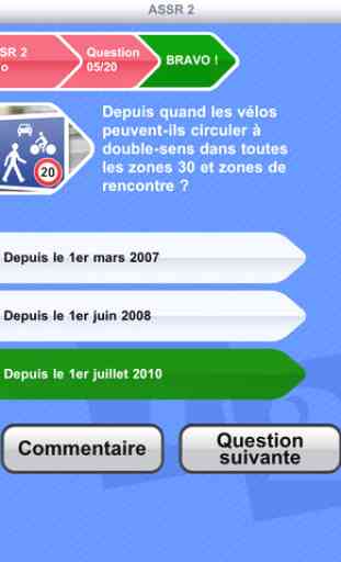 Code de la route : Attestation Scolaire de Sécurité Routière (ASSR 1&2) - version iPad 3