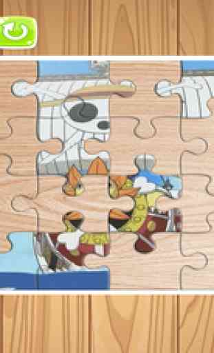 héros de bande dessinée One Piece et ami puzzle - jeux gratuits pour les enfants et la maternelle 2