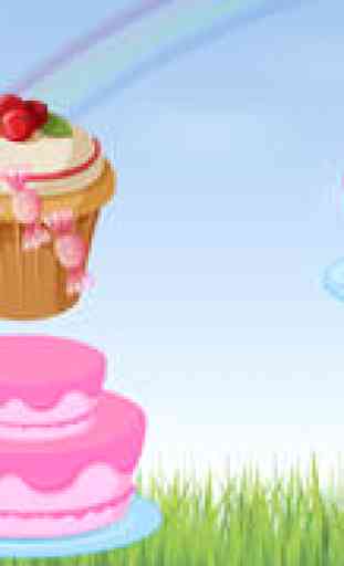 Jeux de mémoire avec des bonbons et des gâteaux pour les bambins et les enfants ! jeu de mémorisation GRATUIT - jeux pour enfants - app pour les petites filles 2