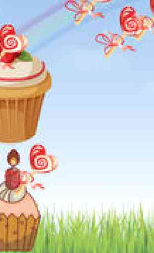 Jeux de mémoire avec des bonbons et des gâteaux pour les bambins et les enfants ! jeu de mémorisation GRATUIT - jeux pour enfants - app pour les petites filles 3