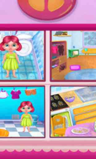 Nettoyage de Maison Nettoyer la maison  jeux et activités de nettoyage dans ce jeu pour les enfants et les jeunes filles - GRATUIT 2