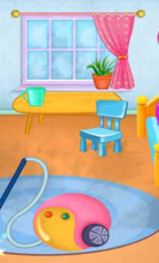 Nettoyage de Maison Nettoyer la maison  jeux et activités de nettoyage dans ce jeu pour les enfants et les jeunes filles - GRATUIT 4