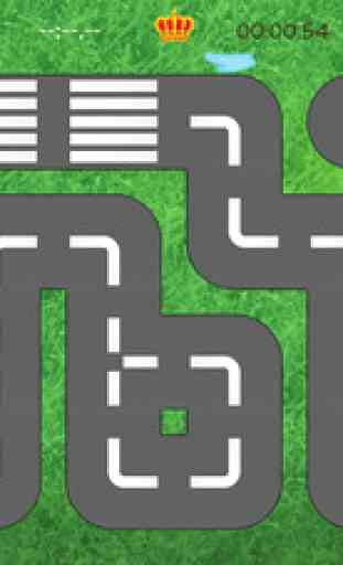 Voitures route labyrinthe - drôle forme éducative jeu de correspondance gratuit pour les enfants, les garçons, les tout-petits et d'âge préscolaire 3