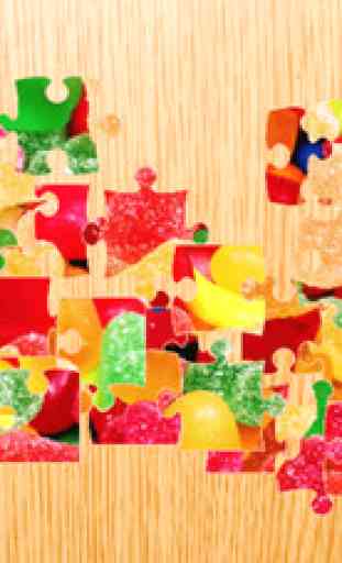 Bonbons Jigsaw - Apprendre puzzle amusant photo jeu 4