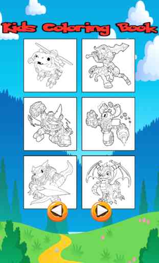 Cartoon caractères Coloring Book pour Kid & Toddle 2