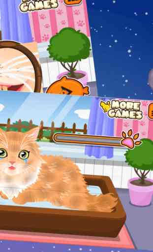 Cat Salon de soins:Princesse Jeux Gratuits 3