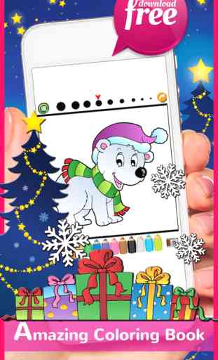 Christmas Coloring Book Free For Kids And Toddlers 3