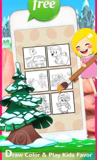 Christmas Coloring Book Free For Kids And Toddlers 4