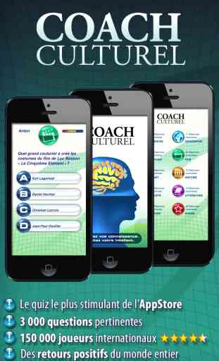 Coach Culturel - L' appli quiz gratuite pour iPhone et iPad. 1