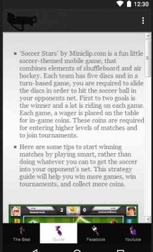Guide for Soccer Stars 3