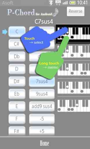 PChord  (Piano Chord Finder) 4