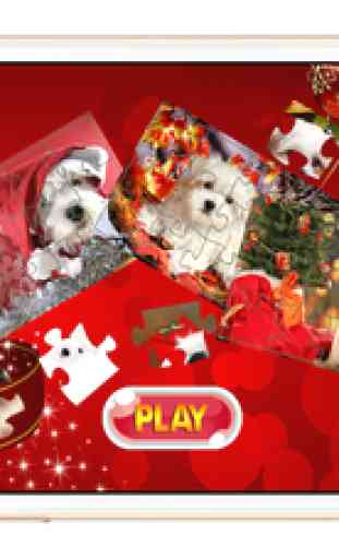 Puppy Dog Noël Puzzle pour tout-petits 1