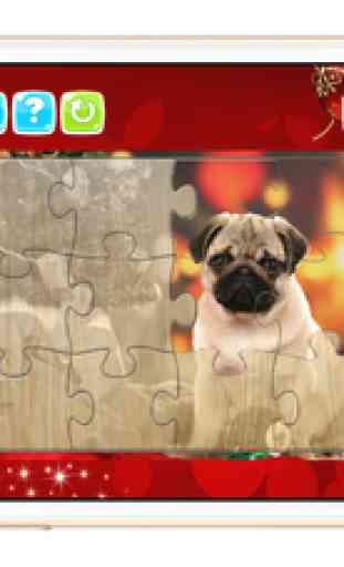 Puppy Dog Noël Puzzle pour tout-petits 4