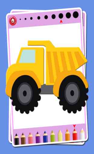 Voitures, camions, enfants Coloring Book - Jeu Kid 3