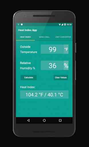 Heat Index App 1