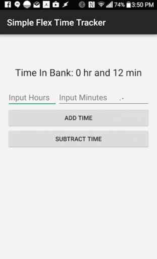 Simple Flex Time Tracker 2