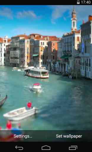 Venise Fond d'écran animé 1