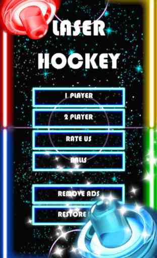 Glow Hockey HD - 2 joueurs néon light air hockey 1