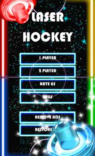 Glow Hockey HD 2 - joueurs néon light air hockey 2