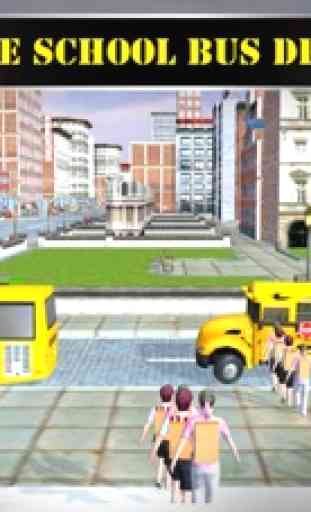 Pilote d'autobus scolaire 3D Kids Master Sim 1