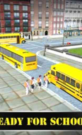 Pilote d'autobus scolaire 3D Kids Master Sim 2
