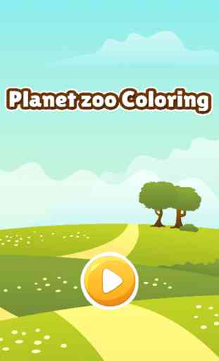 Planet of zoo animal coloring book games for kids 1
