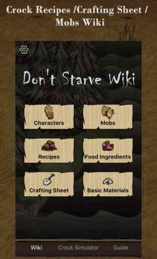 Wiki & Crockbook for Don't Starve 1
