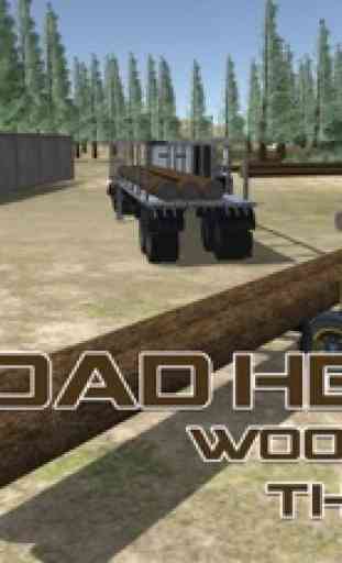 3D chauffeur de camion exploitation forestière - conduire méga camion de fret dans ce jeu simulateur de conduite 1