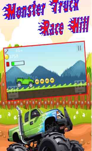 4 * 4 Monster Truck Offroad Legends Rider: Hill Climb Racing extreme Driving Jeux Gratuits 2