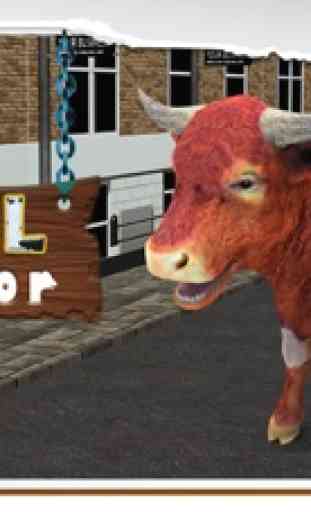 Bull 3D Simulator - Simulateur animale colère et la ville la destruction jeu de simulation 1