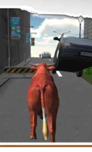 Bull 3D Simulator - Simulateur animale colère et la ville la destruction jeu de simulation 2