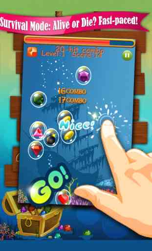 Jewel Bubble Mania Blitz - Burst Saga Shooter étoiles Bridges Flow Dash Puzzle Jeux Gratuits 3