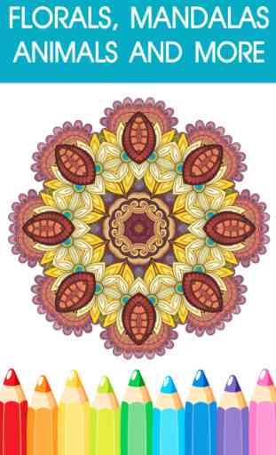Livre De Coloriage Mandala - Adulte Gratuit Couleurs Stress Gratuit Thérapie Soulageant Pages 3