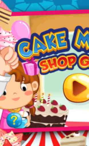 Cake Maker Shop Jeu de cuisine pour fille 1