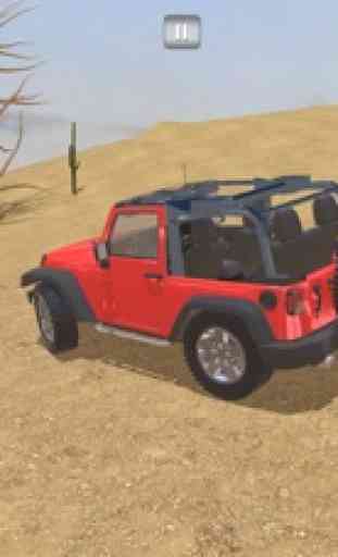 Désert de 4x4 Offroad Jeep Safari - conduite 3D Si 3