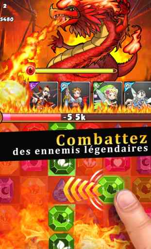 Dragons Royaume Guerre: Puzzle & Carte RPG 3