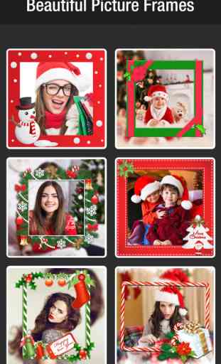 Effets photo de Noël - cadre photo,filtres éditeur 2
