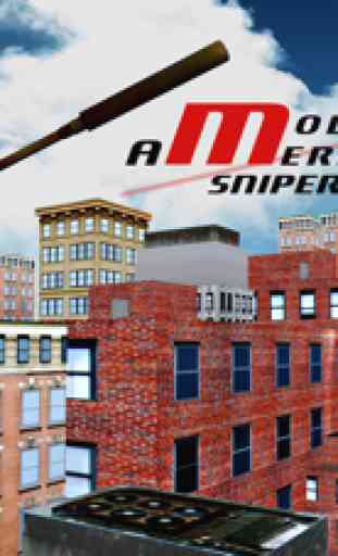 Modern Sniper américain 2017: Contract Killer 3D 1