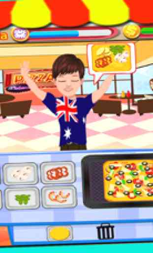 My Pizza Shop Chef, girl Fast Food Jeux de Cuisine 4