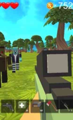 Pixel Shooting Wars 3D - Bataille de pistolet 3