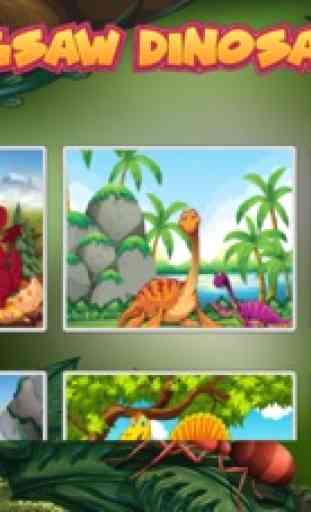 puzzle de dinosaure réflexion jeux educatif 2 ans 2