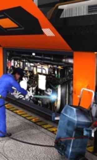Réal Bus Mécanicien Simulateur 3D Voiture Atelier 4
